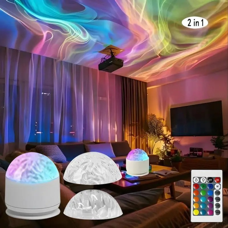 Planetarium Projector Home - 1pcs 2-in-1 Aurora Borealis & Star