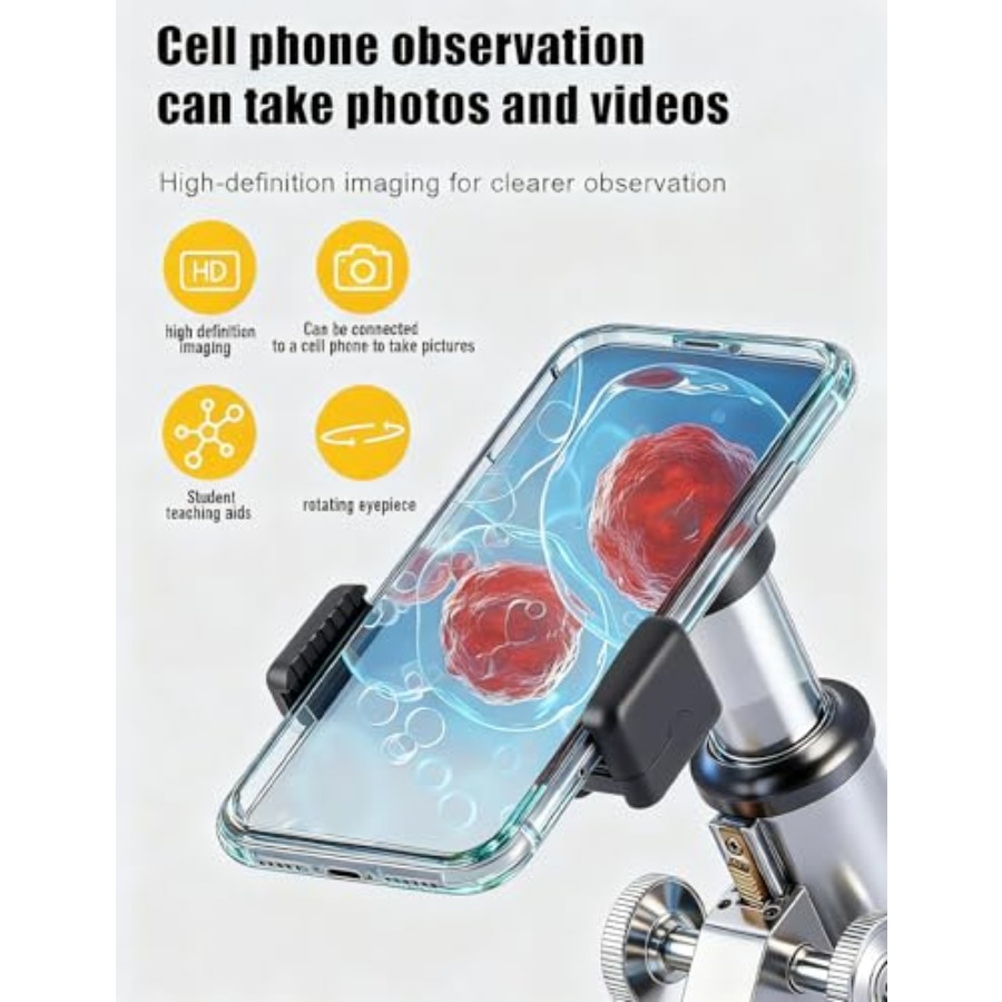 Compound Microscope for Adults - Microscope Compound 40X ulasan dan harga
