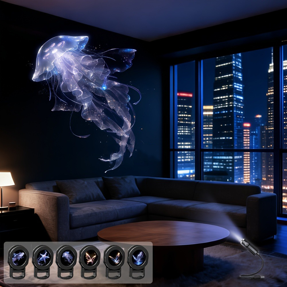 USB Butterfly & Jellyfish Star - Planetarium Projector Home ulasan dan harga
