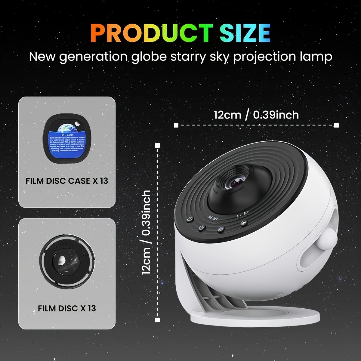 Galaxy Star Projector 360° Rot - Planetarium Projector Home ulasan dan harga