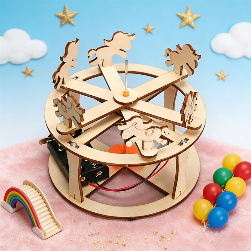 HUAHUABuild Your Own Carousel  - Science Project ulasan dan harga