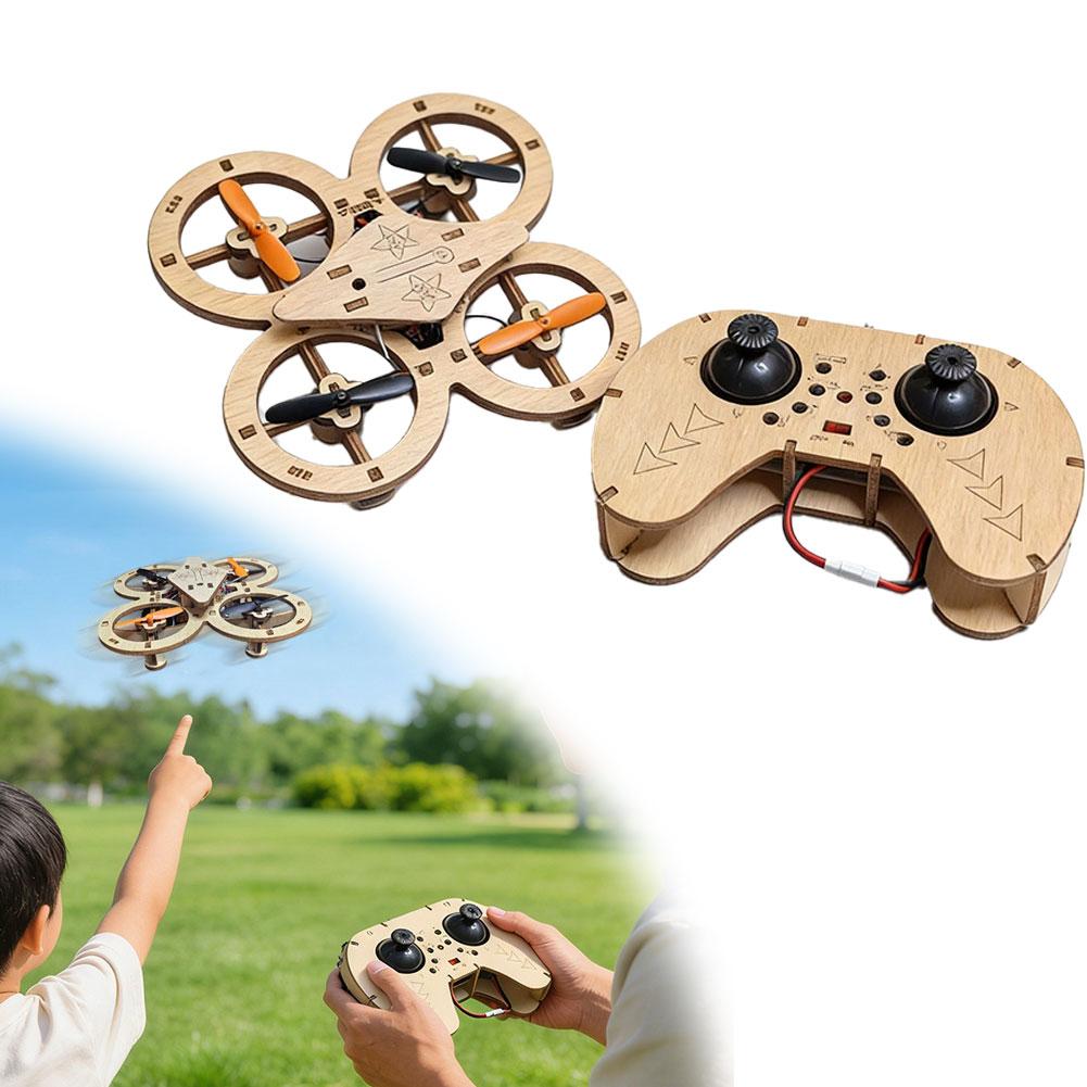 DIY Wooden RC Drone Quadcopter - Science Project Diy ulasan dan harga