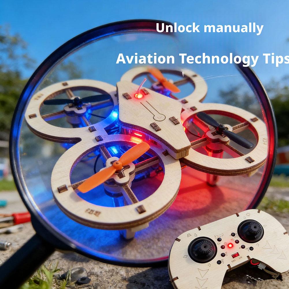 DIY Wooden RC Drone Quadcopter - Science Project Diy ulasan dan harga