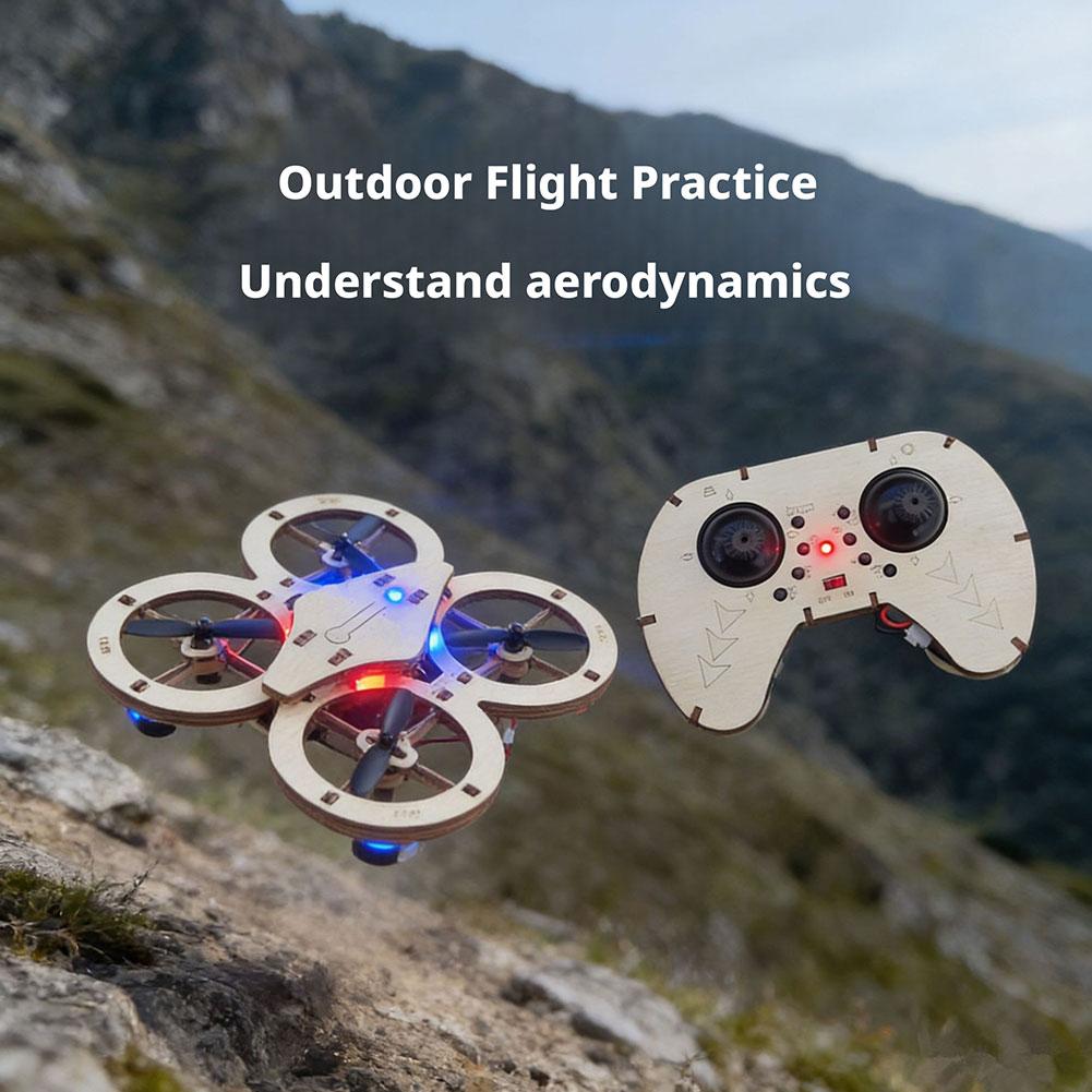 DIY Wooden RC Drone Quadcopter - Science Project Diy ulasan dan harga
