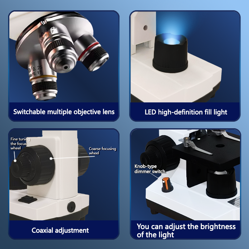 Portable Biological Optical Co - Microscope Compound 40X ulasan dan harga