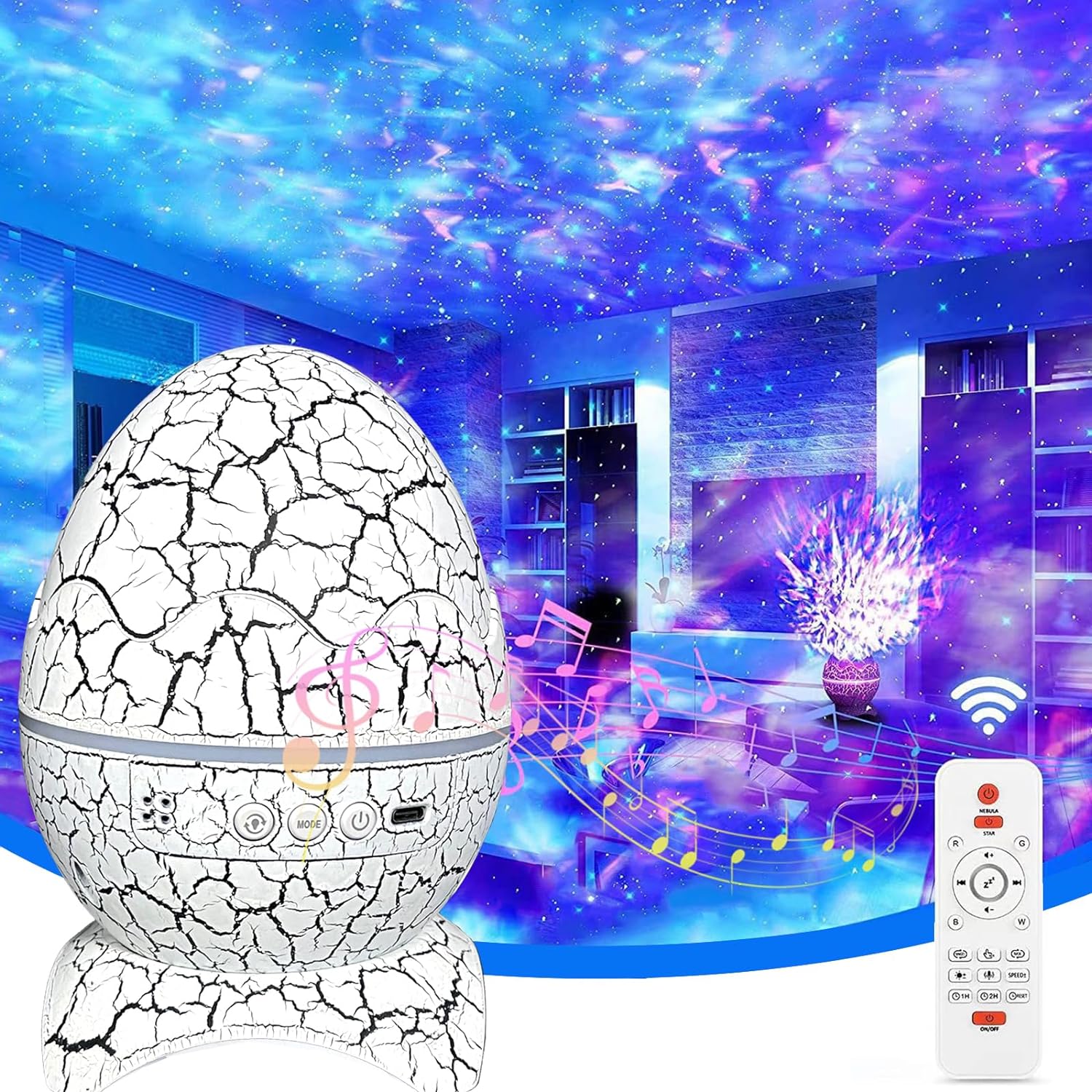 Dinosaur Egg Galaxy Projector  - Planetarium Projector Home ulasan dan harga