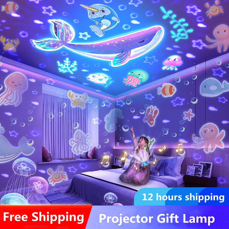 Rotating Sky Moon Lamp Galaxy  - Planetarium Projector Home ulasan dan harga