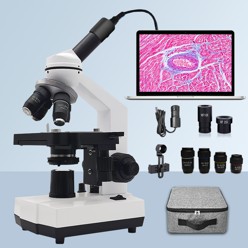 40X-2500X Professional Binocul - Microscope Compound 40X ulasan dan harga