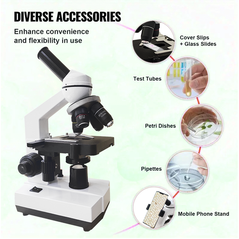 40X-2500X Professional Binocul - Microscope Compound 40X ulasan dan harga