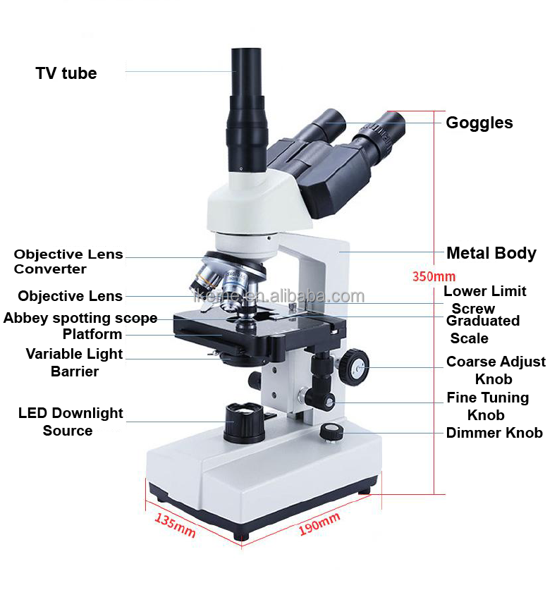 Professional binocular compoun - Microscope Compound 40X ulasan dan harga