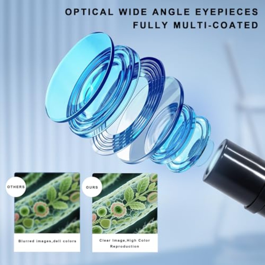 M2 Dual Power Supply Compound  - Microscope Compound 40X ulasan dan harga