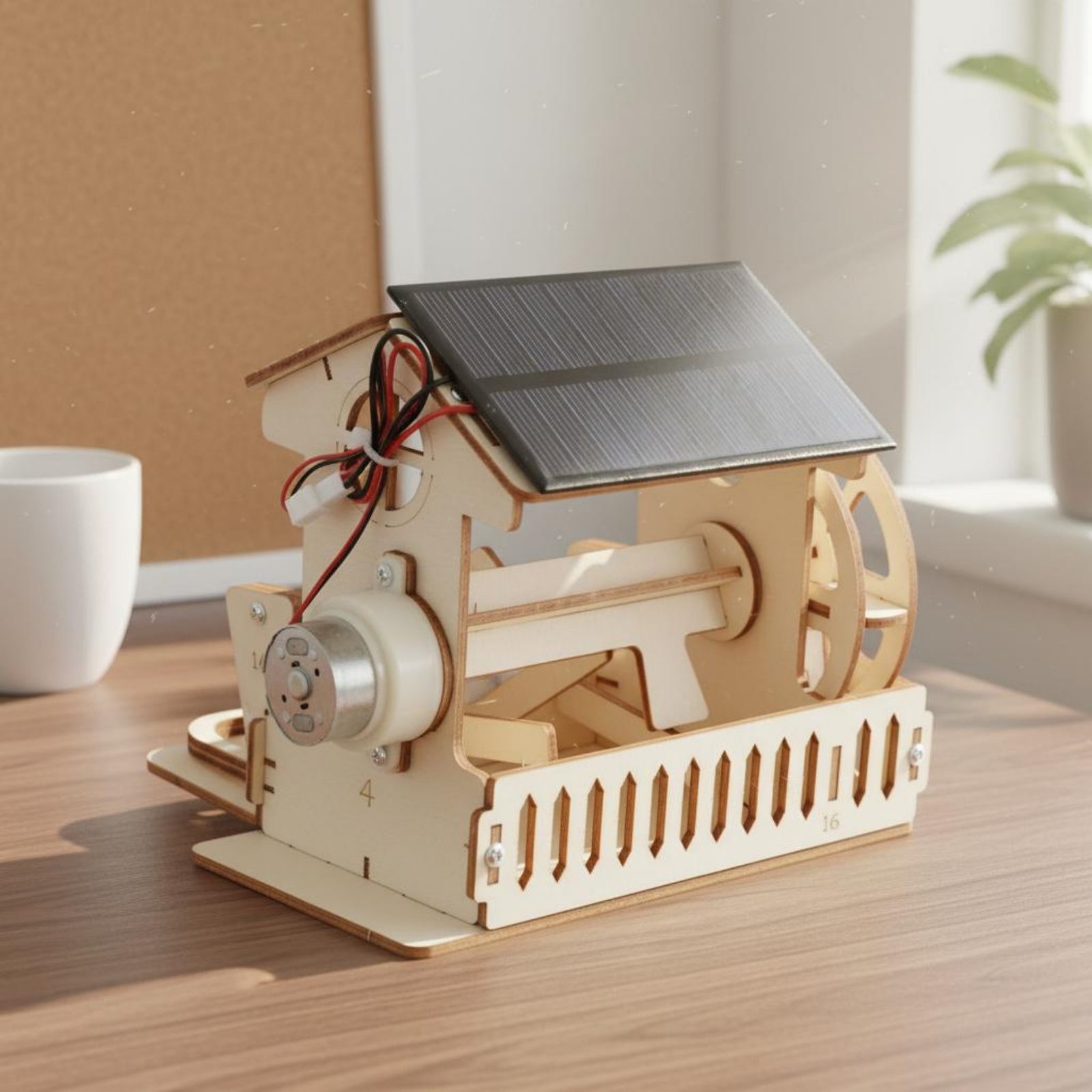 Rice Hulling Water Wheel Hands - Science Project ulasan dan harga