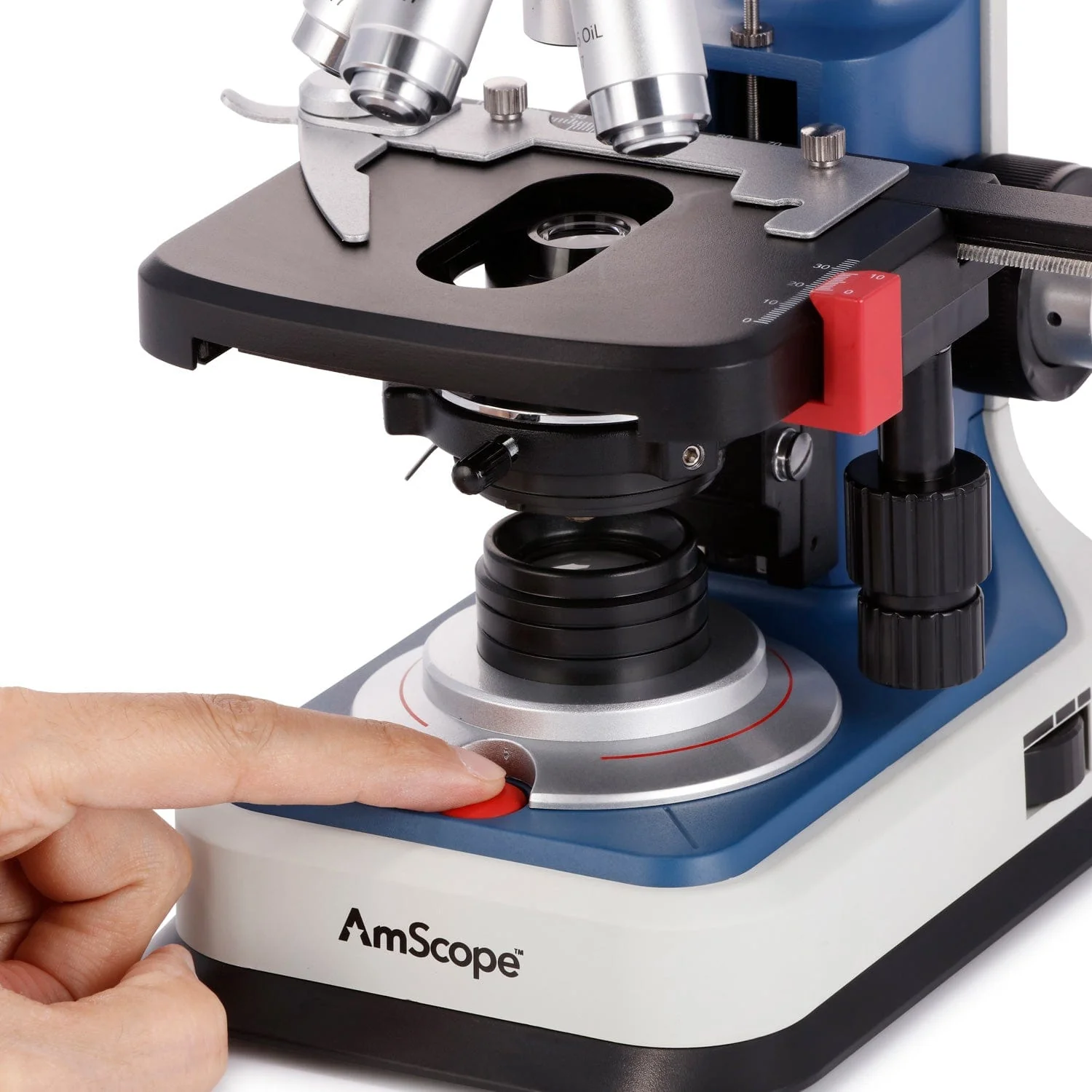 AmScope 40X-2500X USB-C Rechar - Microscope Compound 40X ulasan dan harga