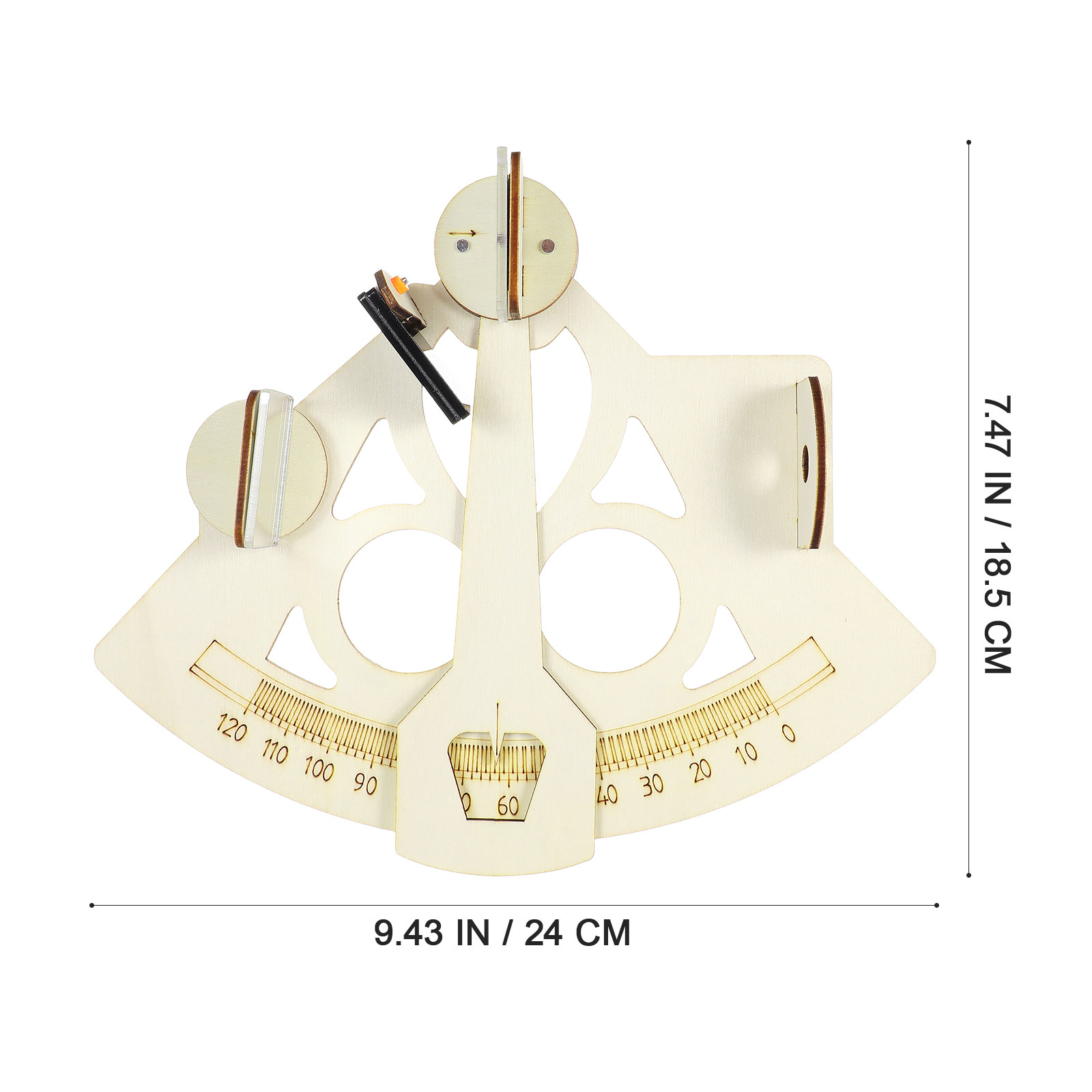 1Set DIY Nautical Sextant Educ - Science Project ulasan dan harga