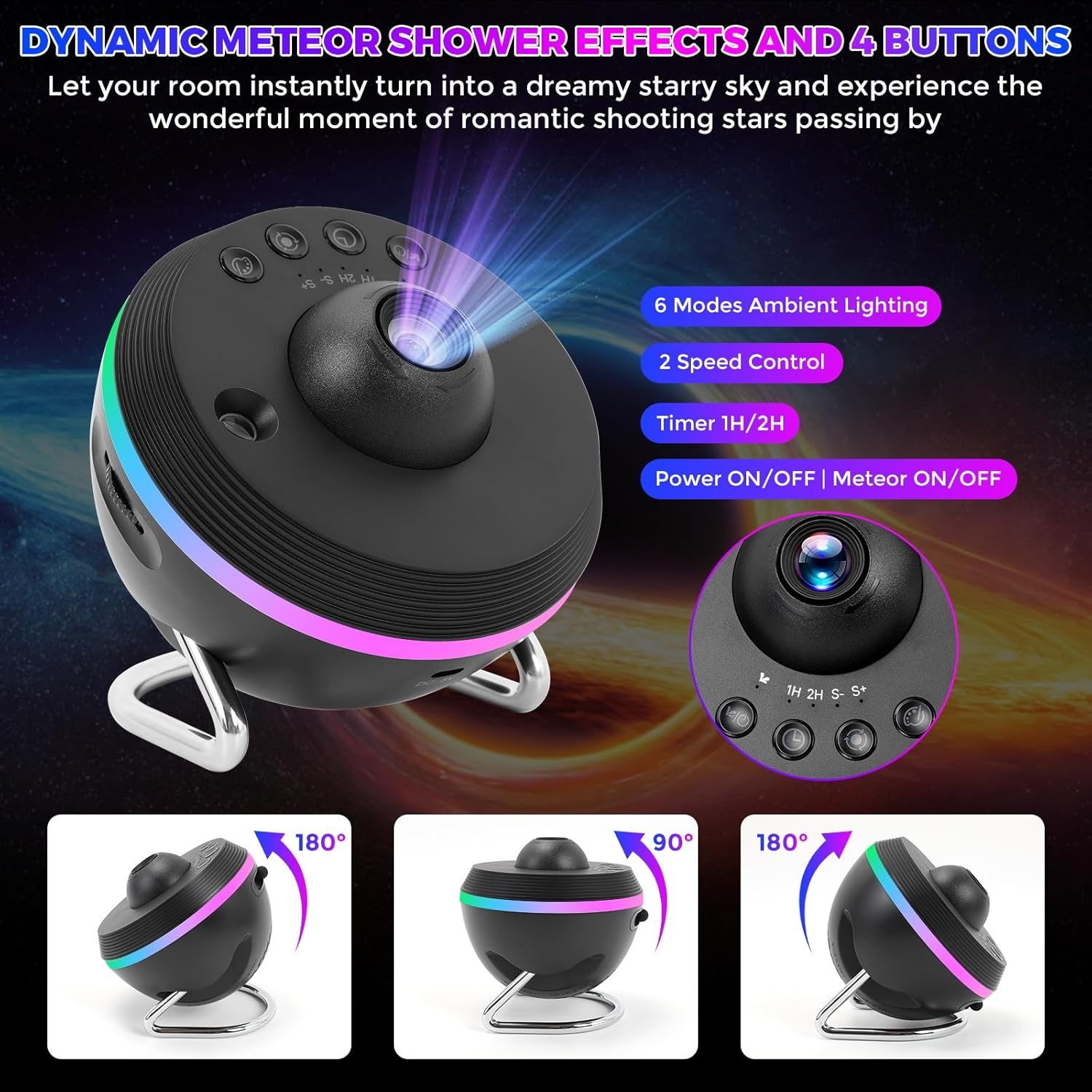 Galaxy Meteor Projector Night  - Planetarium Projector Home ulasan dan harga