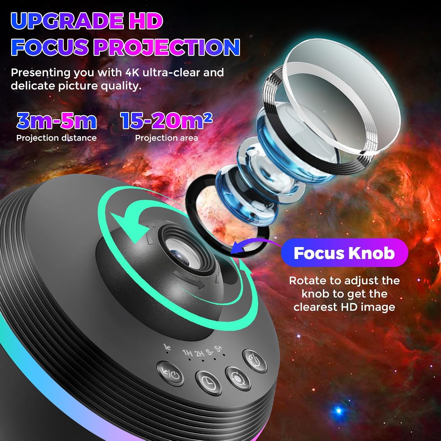 Galaxy Meteor Projector Night  - Planetarium Projector Home ulasan dan harga