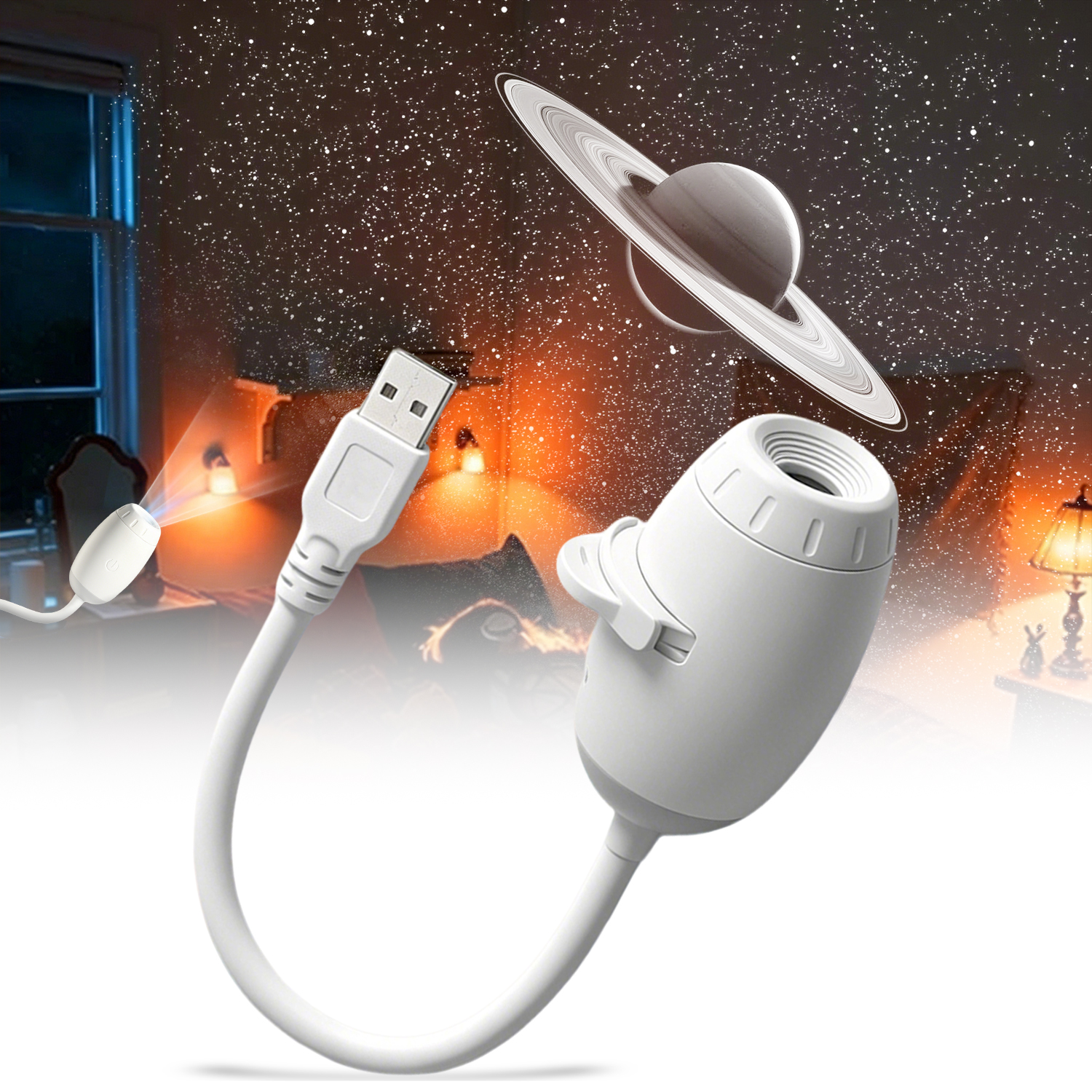 Mini Galaxy Star Projector Two - Planetarium Projector Home ulasan dan harga